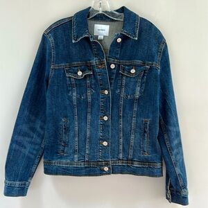 **Like New** Old Navy Women’s Classic Jean Jacket- Dark Wash - Size L